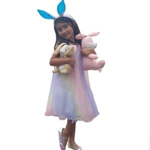 Jessica Ann Multi Colored Dress for Girls Size 6X